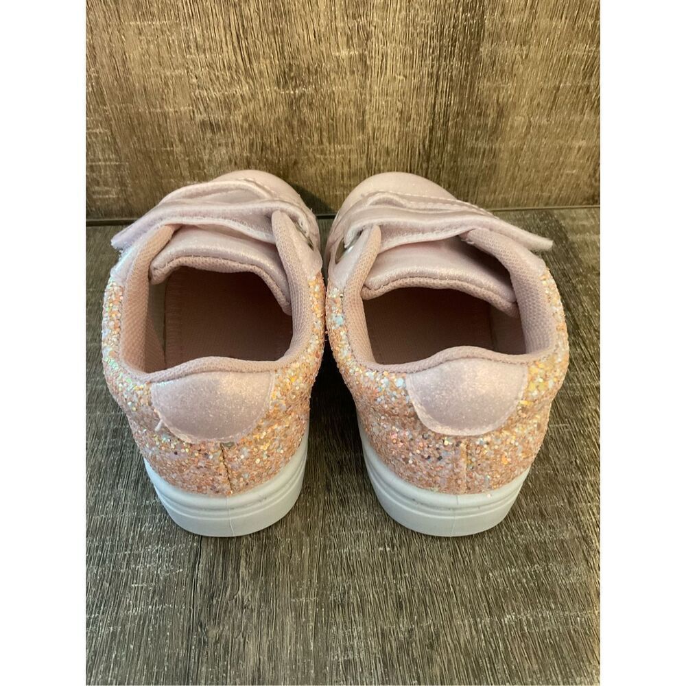 DOT & Zazz Toddler Size 7 Girls Pink Sparkle Athletic Sneakers - Picture 4 of 7